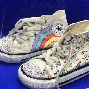 Converse Unicorn bezzled toe tennis shoes